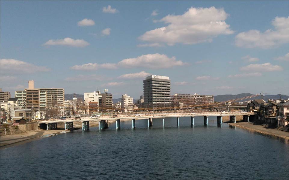 中島と旭川・尾上松之助出生の地の画像